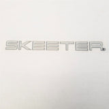New Authentic Skeeter Emblem White/ Silver 11"