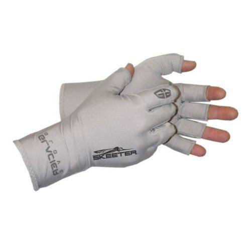 New Authentic Skeeter Fingerless Fishing Gloves Large