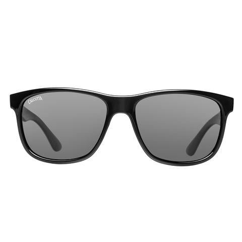 New Authentic Calcutta Catalina Sunglasses Black Frames/ Polarized Gray Lens