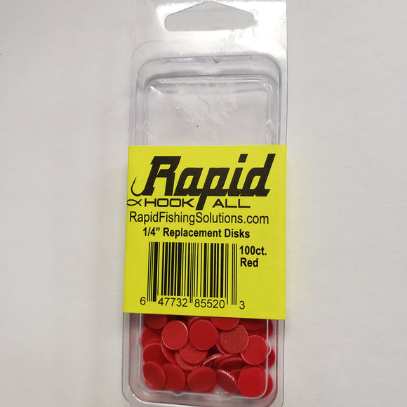 Rapid Hook-All Replacement Disks (100 pack) 1/4