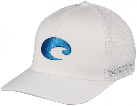 New Authentic Costa Hat-White/white mesh/blue C