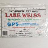 Atlantic Mapping GPS Paper Map Lake Weiss