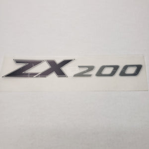 New Authentic Skeeter ZX200 Series Emblem Black 14" X 2"