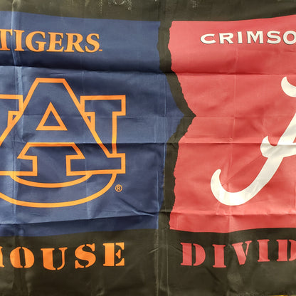 AU vs. AL House Divided  Banner Orange/ Blue & Red/White
