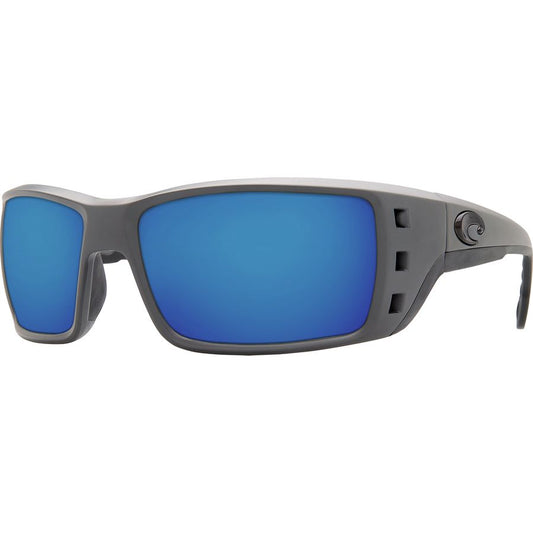 New Authentic Costa Permit Matte Gray/Blue Mirror 580P