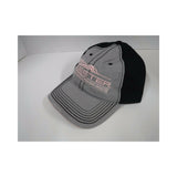 New Authentic Skeeter Richardson Hat Ladies Distressed/ Front Gray/ Back Black/ Pink Logo
