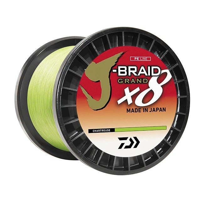Daiwa J-Braid X8 Grand Chartruese Braided Line 300yd